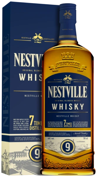 Nestville whisky, 9 years old